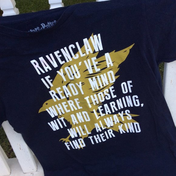 Harry Potter Ravenclaw T Shirt, Cookbook, Tie and Socks Bundle Set of 4 - Picture 2 of 14